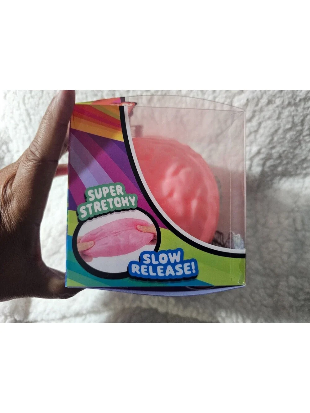JA-RU Irresistibles Jumbo Brain Squishy ja ru irre-squish-tible NIB PINK 🧠